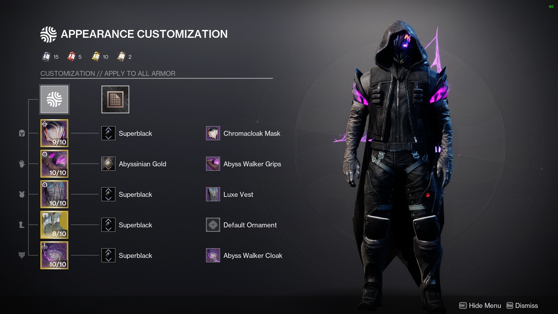 Ausrüstungsbild von Kevin